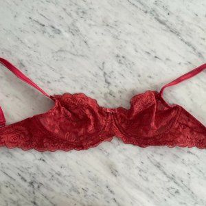 Red Lace Bra Lingerie from Change